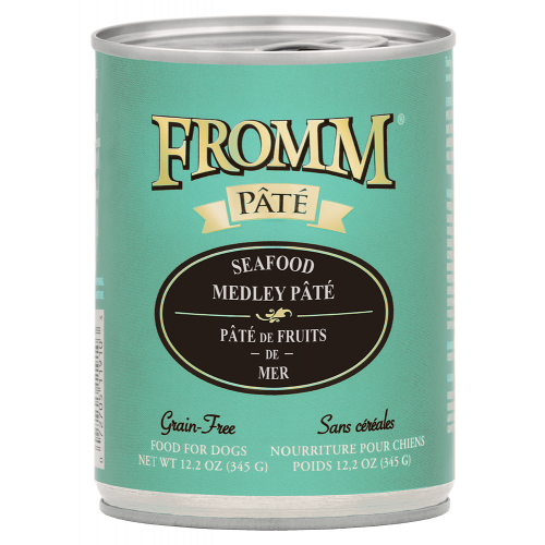 Fromm Dog Can Grain-Free Seafood Medley Pate 12oz