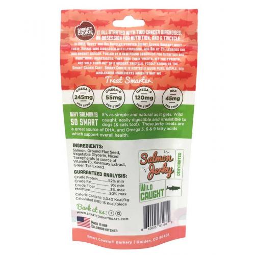 Smart Cookie Jerky Salmon Strips 3oz