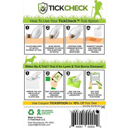 TickCheck Tick Remover Spoon 3pack