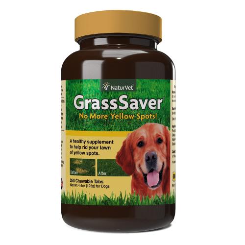 NaturVet Grass Saver Chewable Tablets 250 Count