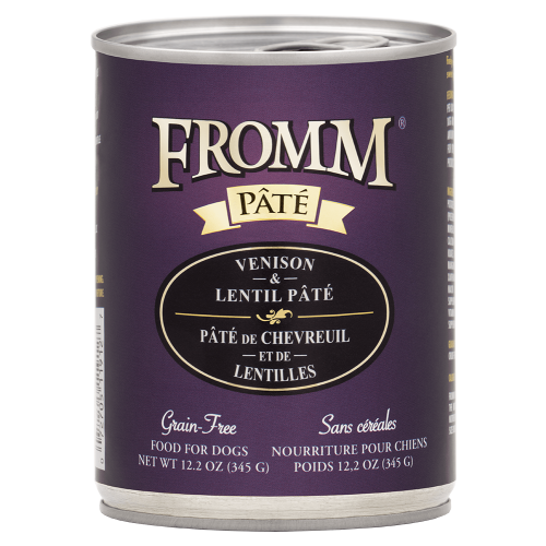 Fromm Dog Can Grain-Free Venison & Lentil Pate 12oz