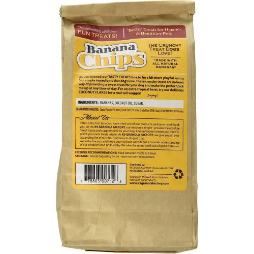 K9 Granola Banana Chips 12oz