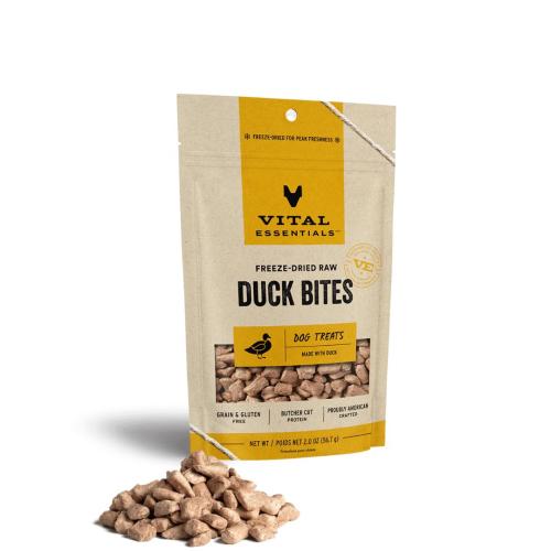 Vital Essentials Freeze-Dried Duck Bites 2oz