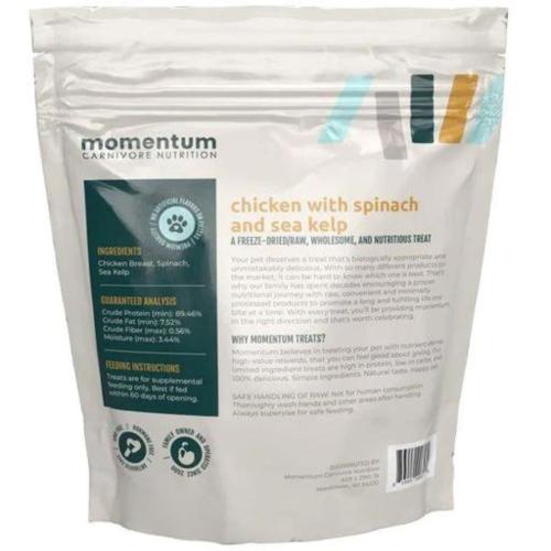 Momentum Freeze-Dried Chicken, Spinach, and Sea Kelp 3oz