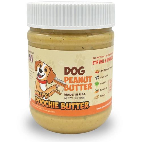 Poochie Butter Dog Peanut Butter Jar 12oz