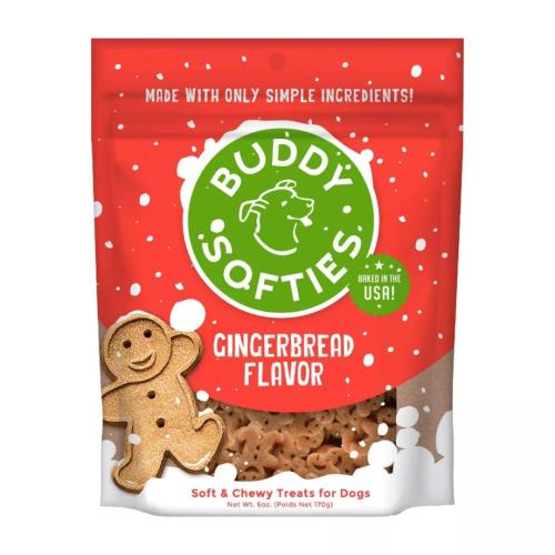 Buddy Biscuit Dog Gingerbread Soft Chews 6oz