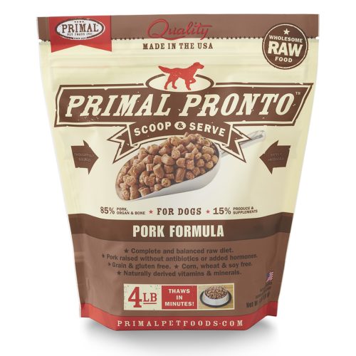 Primal Raw Pork for Dogs