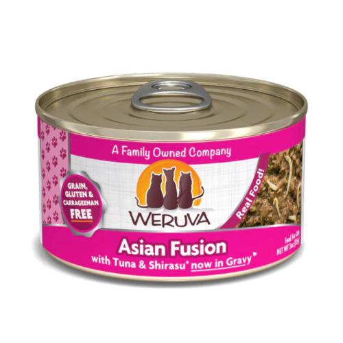 Weruva Classic Asian Fusion 3oz - Tuna & Shirasu in Gravy