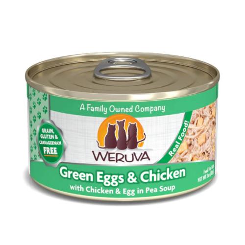 Weruva Classic Green Eggs & Chicken 3oz - Chicken & Egg in Pea Soup