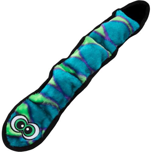Outward Hound Durablez 3-Squeak Snake Blue