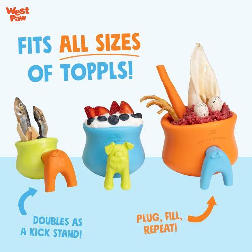 West Paw Toppl Stopper Orange