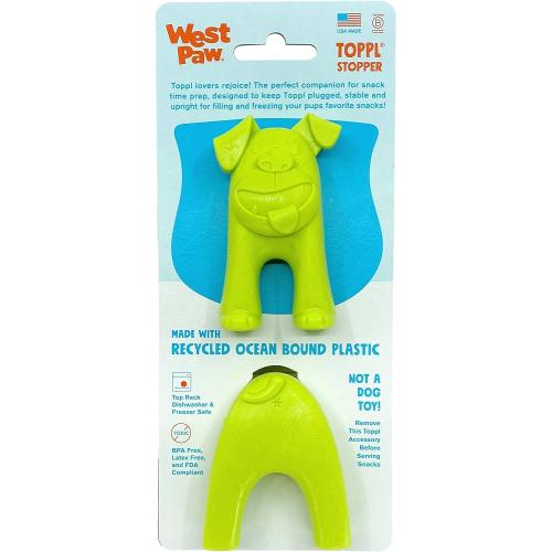 West Paw Toppl Stopper Green