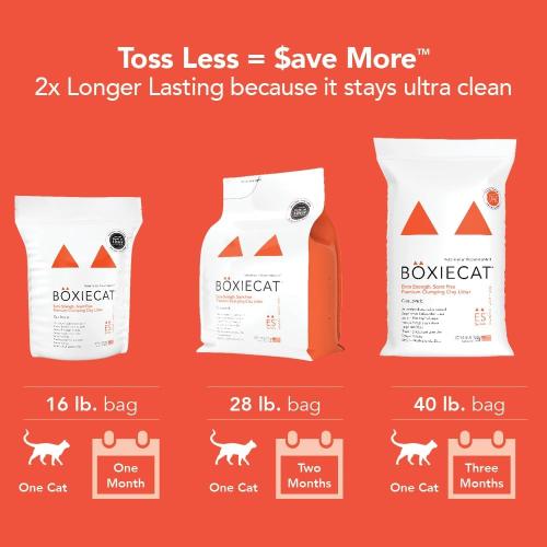 BoxieCat Clay Litter - Extra Strength