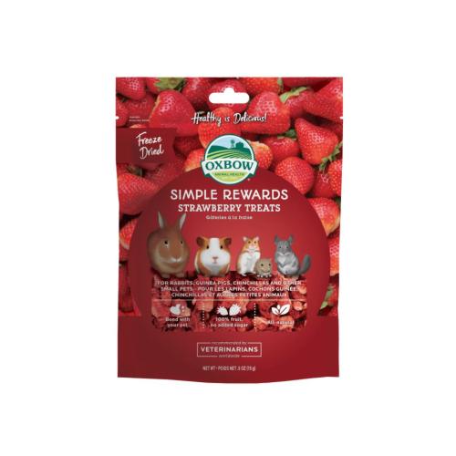 Oxbow Freeze-Dried Strawberry Simple Rewards 0.5oz