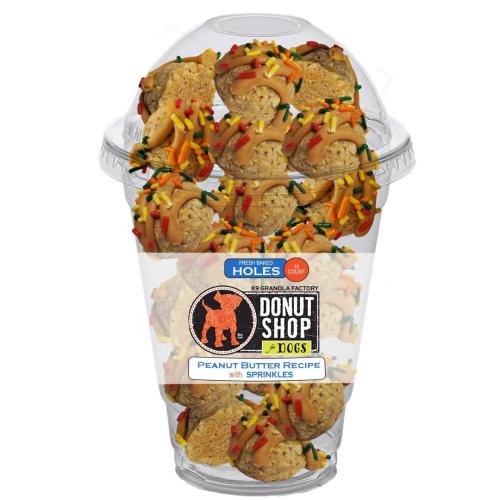 K9 Granola Donut Holes PB with Sprinkles 15pk