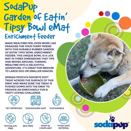 Soda Pup Tipsy Bowl - Plum Garden