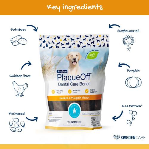 PlaqueOff Bones Chicken & Pumpkin 17oz