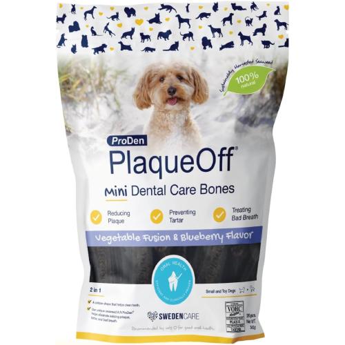 PlaqueOff Mini Bones Veggie Fusion & Blueberry 12oz
