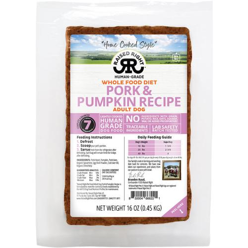 Raised Right Adult Pork & Pumpkin Pate 16oz