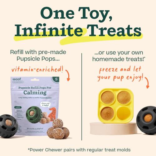 Woof Pupsicle - Black for Super Chewers!