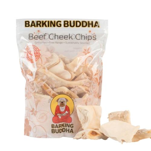 Barking Buddha Beef Cheek Chips Natural 16oz