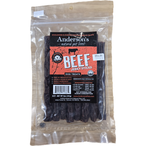 Anderson's Jerky Sticks Beef 8ct