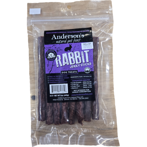 Anderson's Jerky Sticks Rabbit 8ct