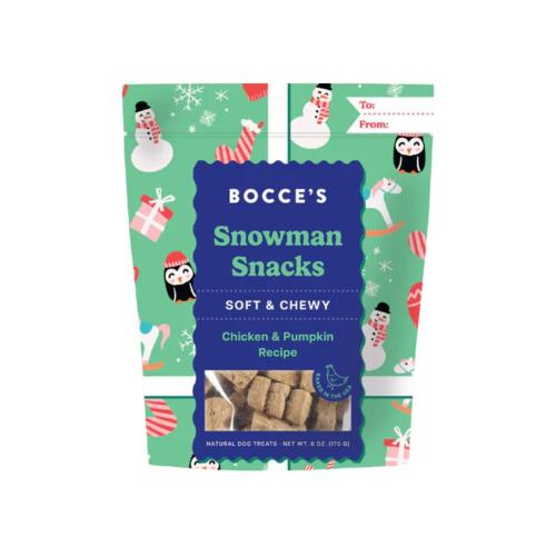 Bocce's Bakery Soft Chews Snowman Snacks 6oz