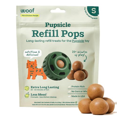 Woof Pupsicle Pops Chicken & Peanut Butter