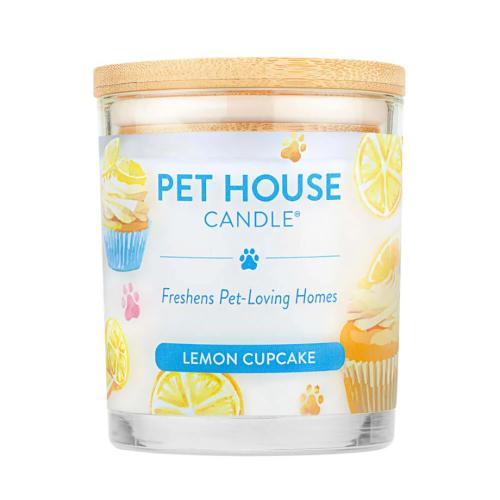 Pet House Candle Lemon Cupcake