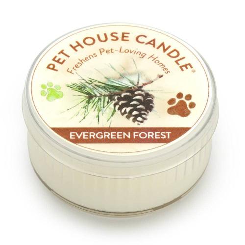 Pet House Mini Candle Evergreen Forest