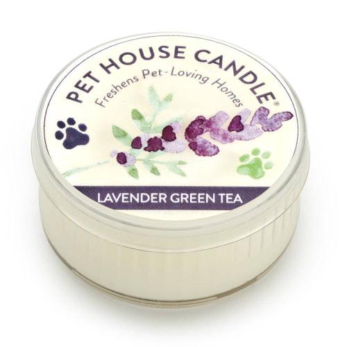 Pet House Mini Candle Lavender Green Tea