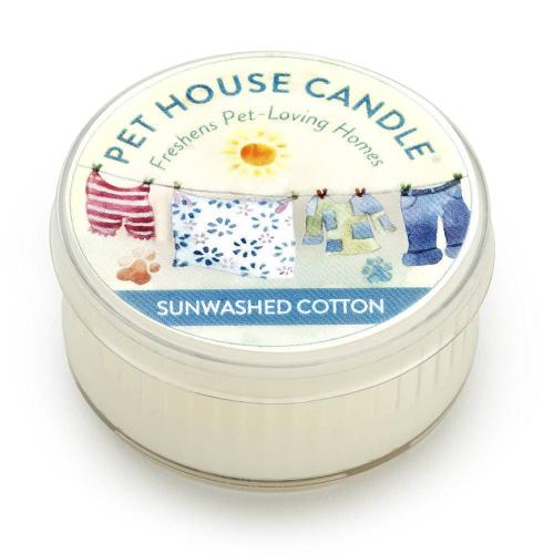 Pet House Mini Candle Sunwashed Cotton