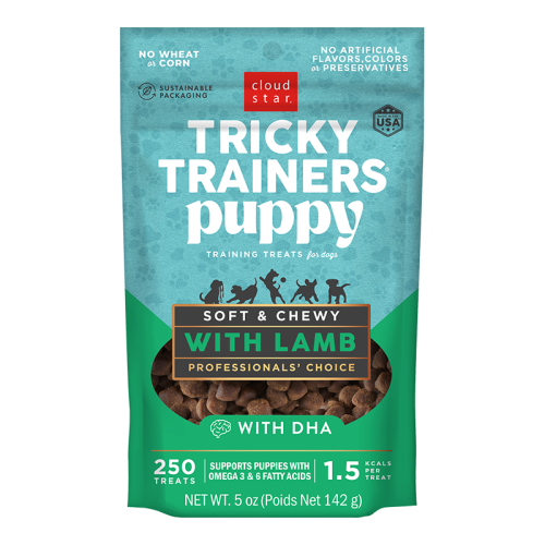 Cloudstar Tricky Trainer Puppy Chewy Lamb 5oz