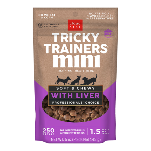 Cloudstar Tricky Trainer Chewy Mini Liver 5oz