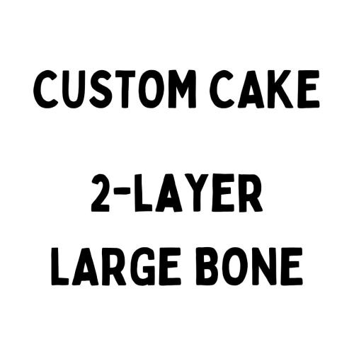 Large 2-Layer Custom Cake
