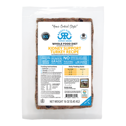 Raised Right Kidney Support Turkey 16oz