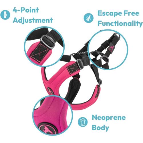 Gooby Escape-Free Sport Harness Black