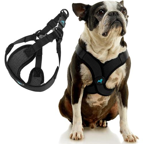 Gooby Comfort X Step-In Lite Harness Black