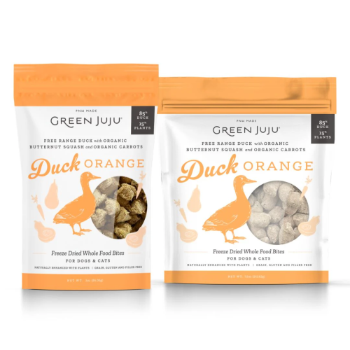 Green Juju FD Bites Duck Orange 3oz