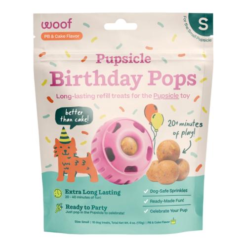 Woof Refill Pops Birthday Small 6oz