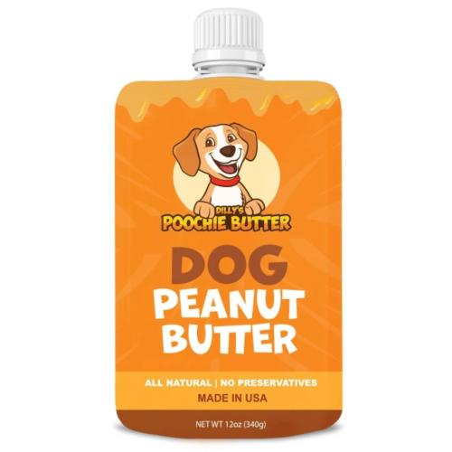 Poochie Butter Dog Peanut Butter Pouch 12oz