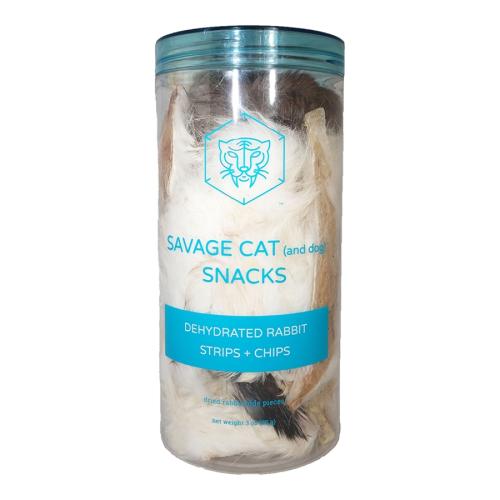 Savage Cat DH Rabbit Strips & Chips 3oz