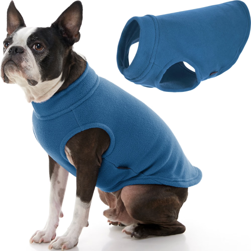 Gooby Stretch Fleece Steel Blue