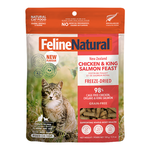 Feline Natural Freeze-Dried Chicken & Salmon