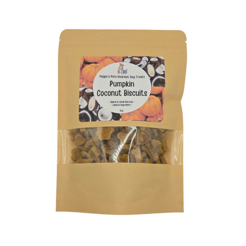 Peppo's Mini Biscuits - Pumpkin Coconut Recipe 4oz