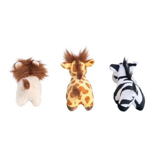 ZippyPaws Miniz Jungle Safari 3-Pack