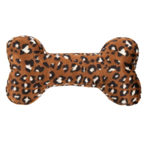 Fluff & Tuff Chestnut Leopard Bone