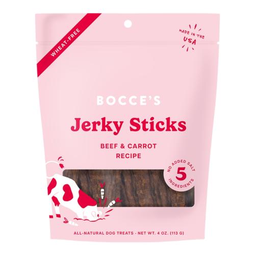 Bocce's Bakery Beef Jerky Sticks 4oz