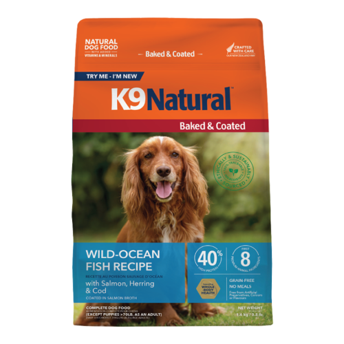 K9 Natural Baked & Coated Wild Ocean Fish 3.5lb